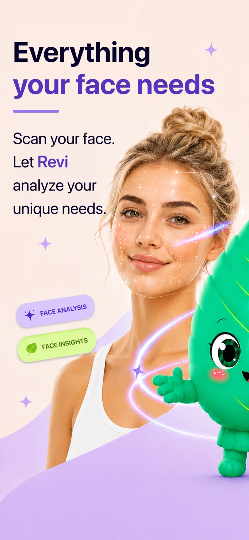 REVNA face analysis store visual