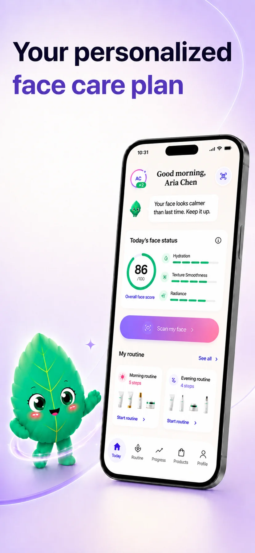REVNA personalized care plan store visual